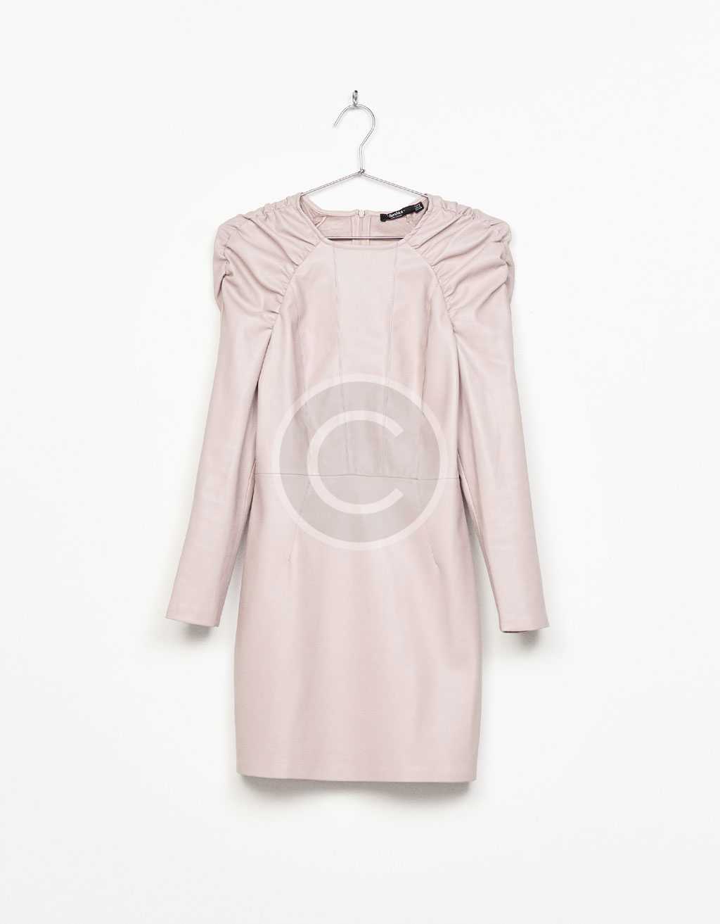 Printed Pink Long-Sleeve Dress - Зображення 5